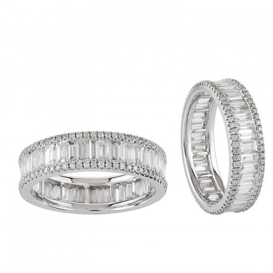 Пръстен бяло злато с Диаманти 2.04 карата